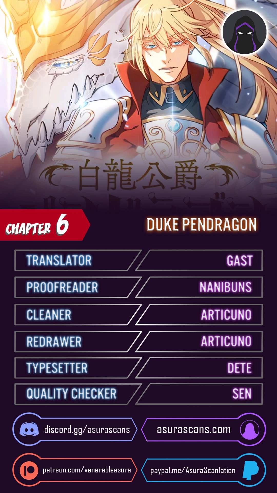 White Dragon Duke: Pendragon Chapter 6 1